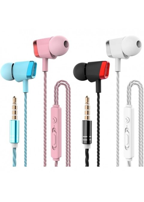 4 Pack In-Ear Headphones Wired