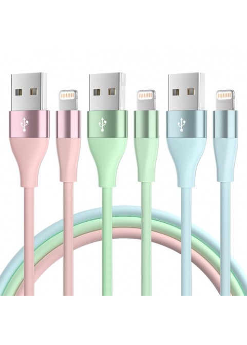 Phone Charger 3Pack 10FT Lightning Cable