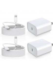 2 Pack PD 20W USB C Wall Charger Block