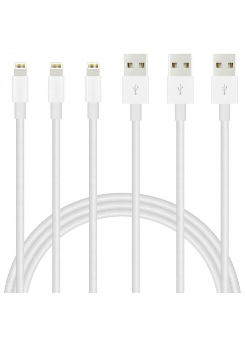 3Pack(6/6/6ft) Quick Charger Rapid Cord