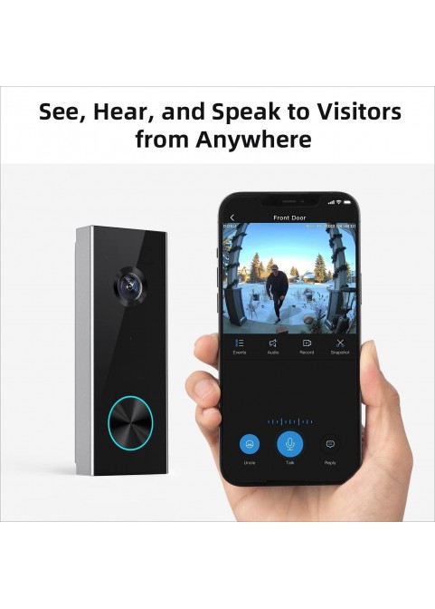 Battery-PoweredDoorbell Camera Wireless